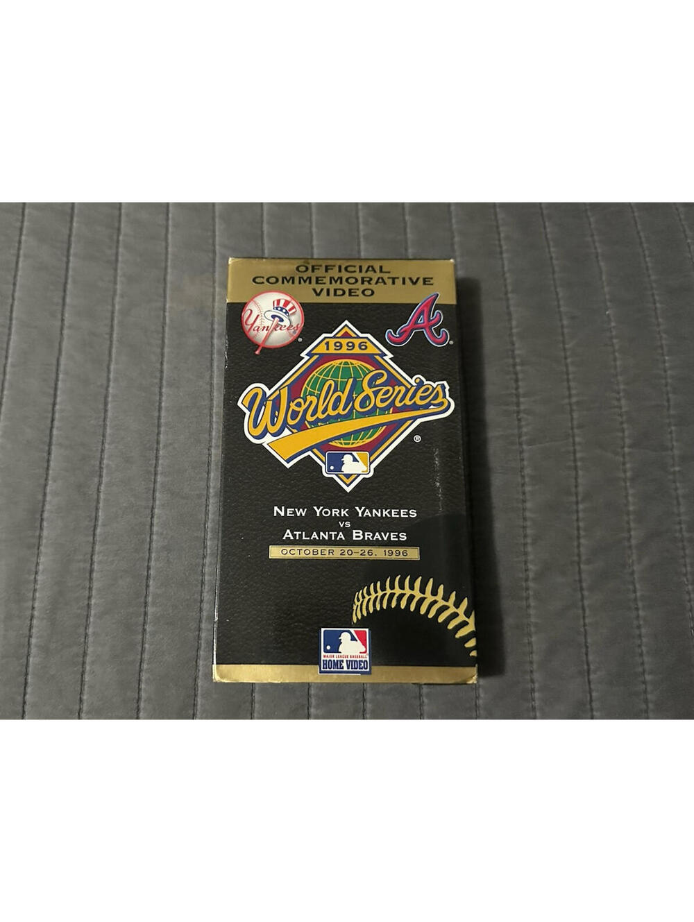 1996 Official MLB World Series Champions Yankees vs Braves VHS Classic Baseball